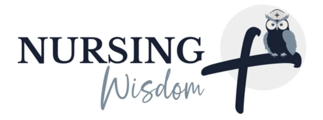 Nursing Wisdom + Brand Logo