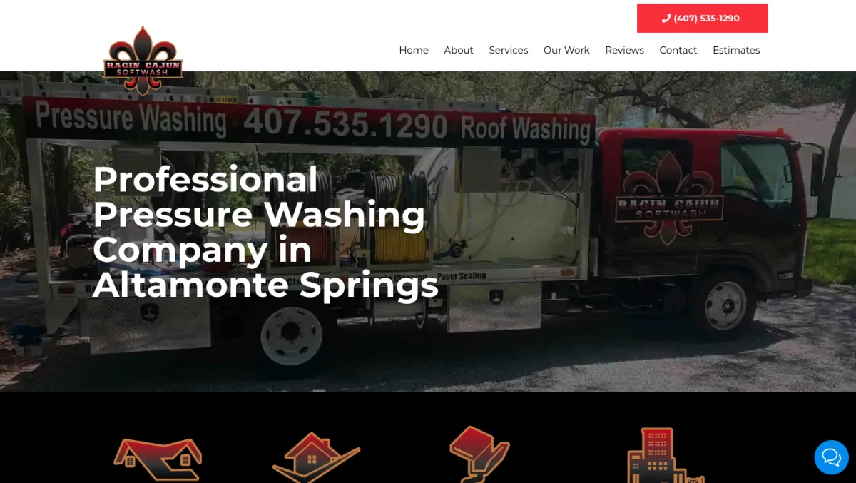 Pressure Washing Website