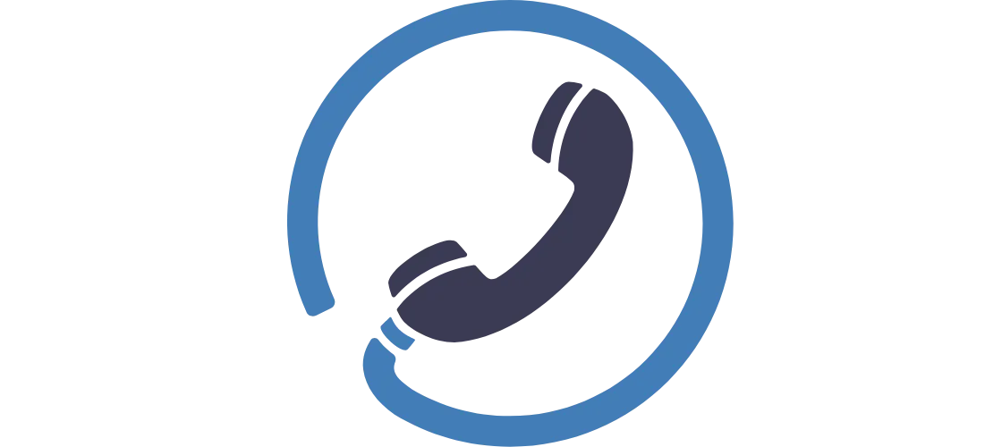 Icon of a phone representing the first step to contact Holy City Partners