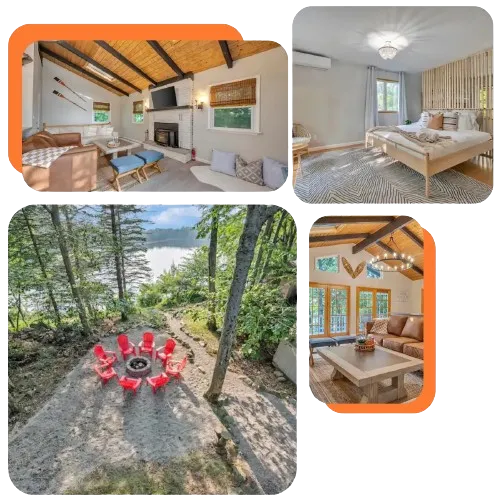 Lakefront Pocono Getaway: Experience the perfect blend of comfort and adventure. This lakeside retreat offers generous living space, stunning Lakefront Pocono views, a fun game room, and a spacious deck