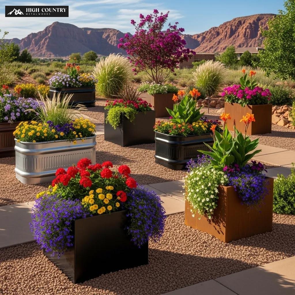 Durable Metal Planter Box St. George Homeowners Are Choosing