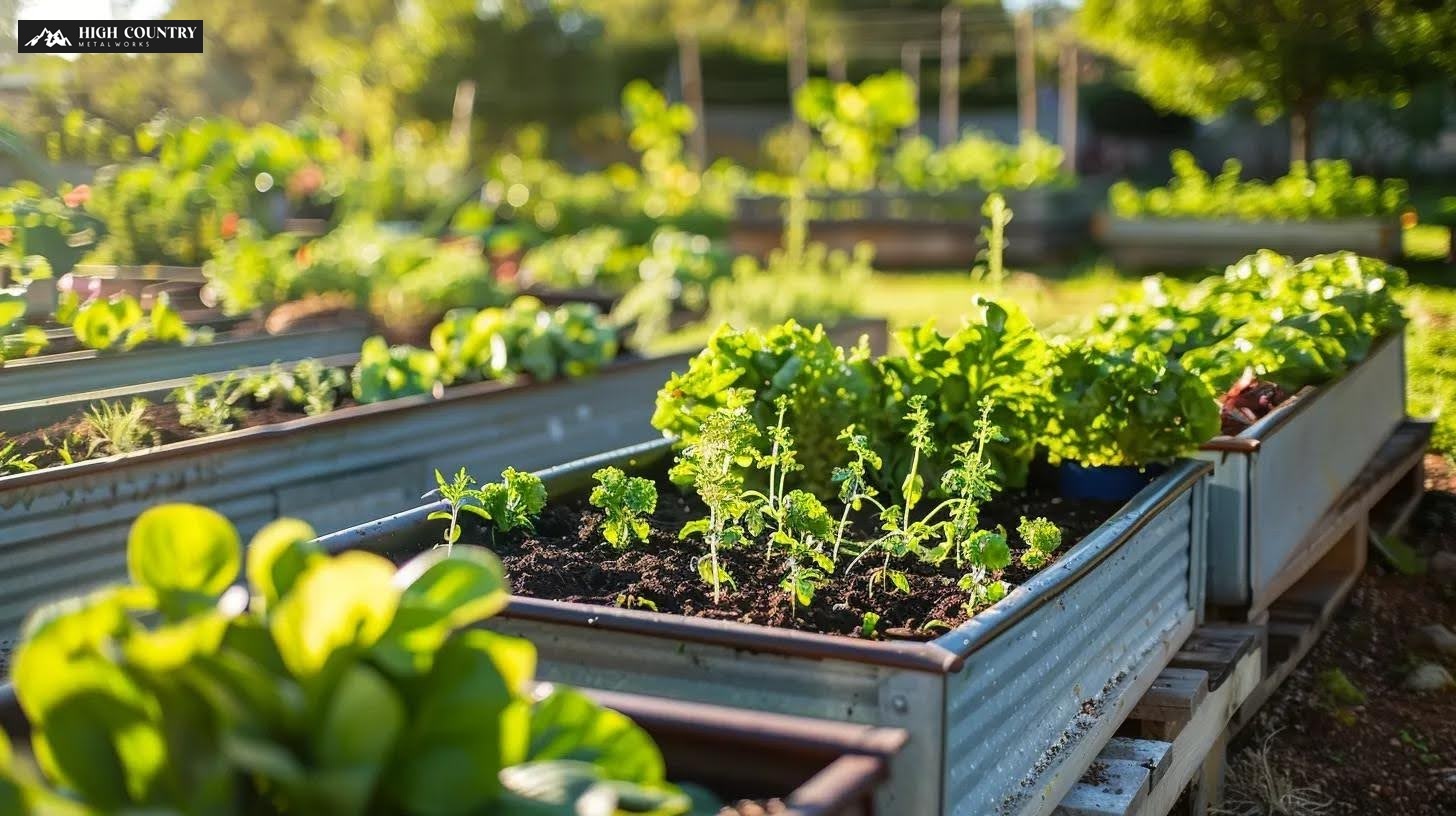 Are Galvanized Steel Garden Beds Safe For Growing Veggies? | High Country Metal Works