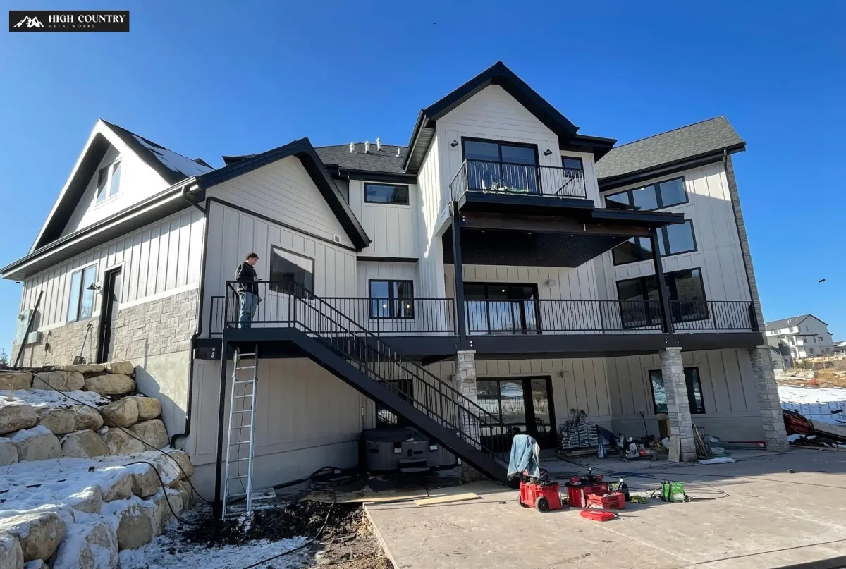 Creative Custom Metal Railings in Alpine for Unique Homes | High Country Metal Works