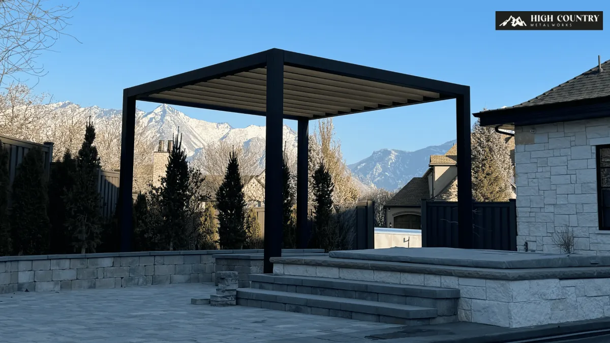 Are Modern Steel Pergolas a Good Choice for Utah Homes?