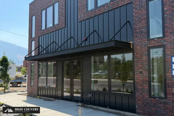 Custom Steel Canopies and Awnings for Utah Storefronts