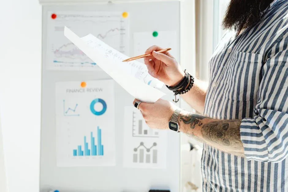 Medical professional reviewing financial dashboards and RCM performance metrics - billing company