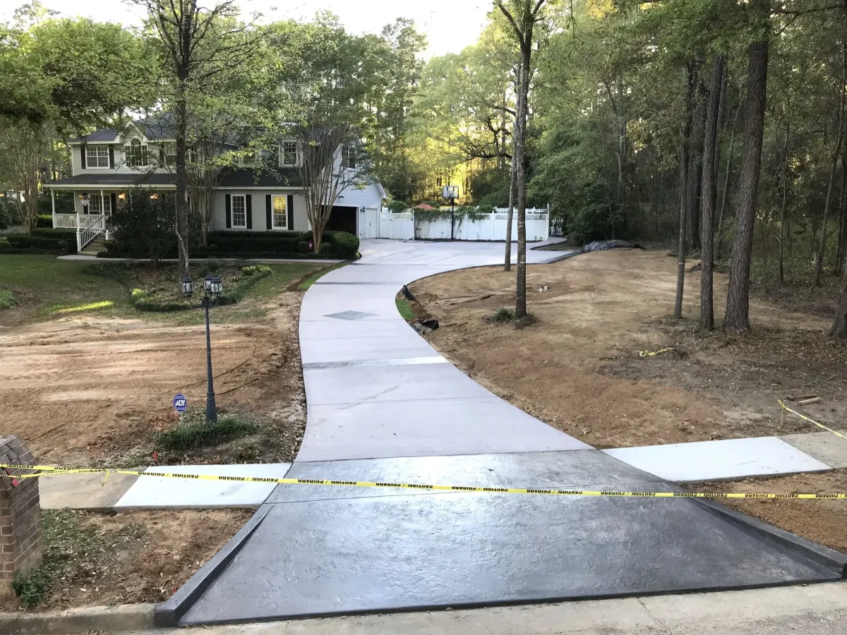 Roseville Concrete builds and installs Driveway