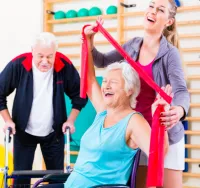 person about to lift the barbel