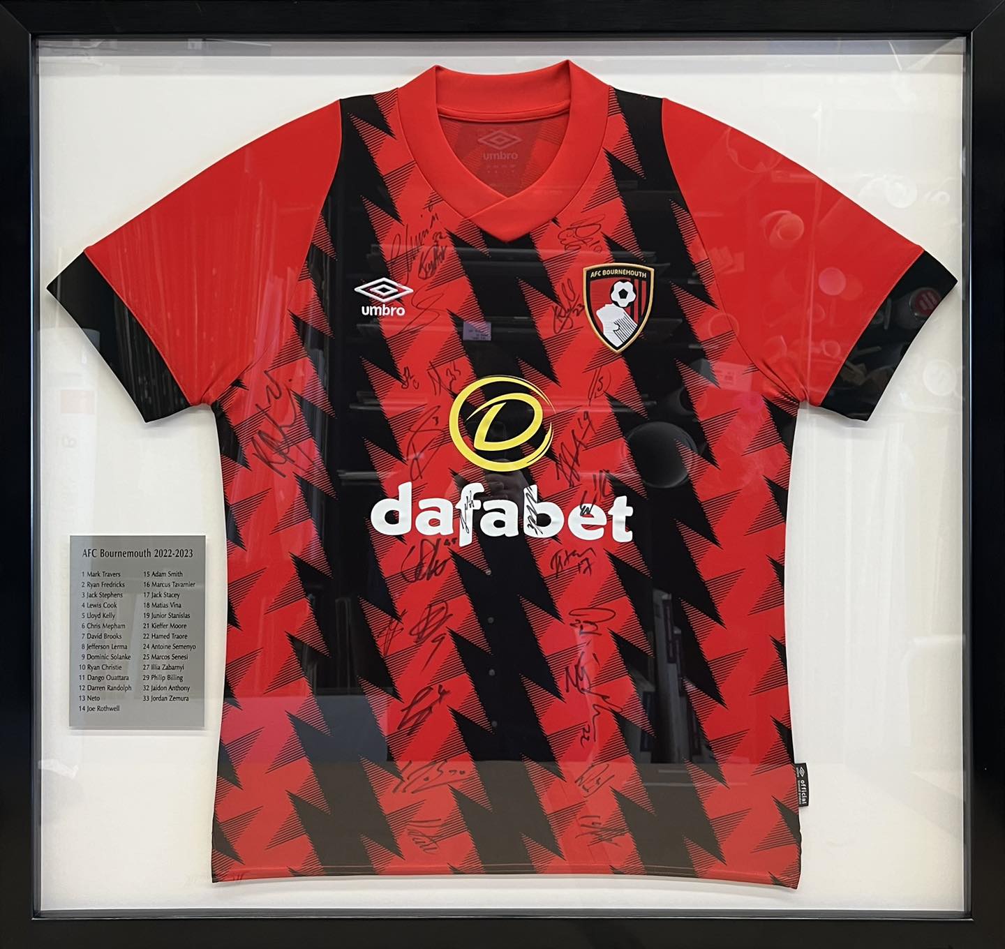 sport jersey framing in spokane