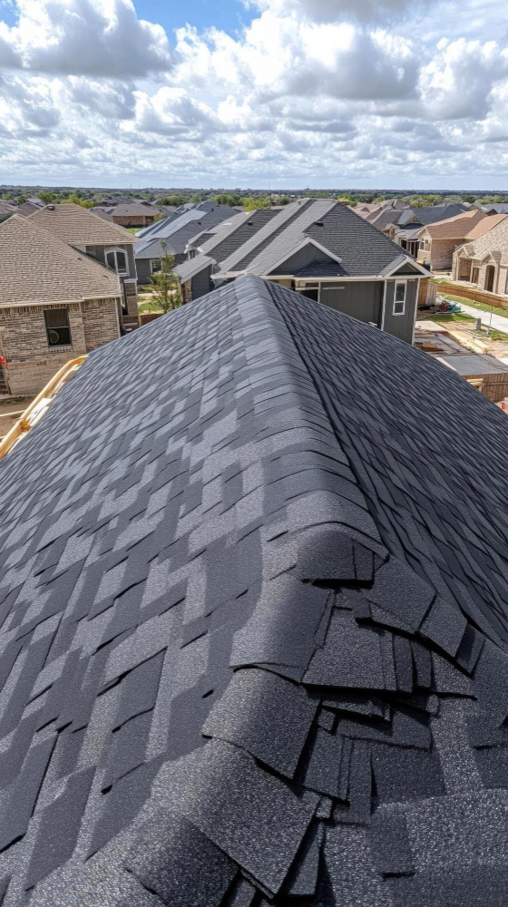 New shingle roof installation on an Oakland home