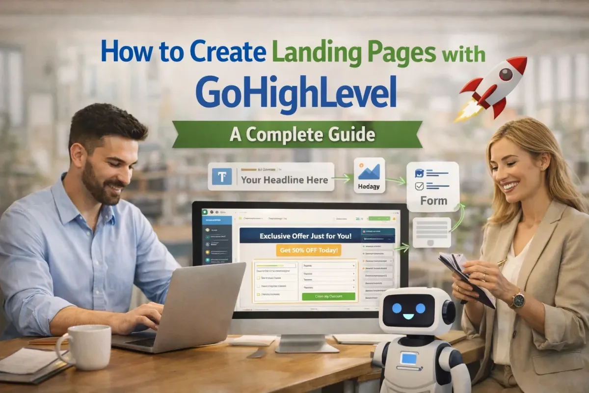 How to Create Landing Pages with GoHighLevel 🚀