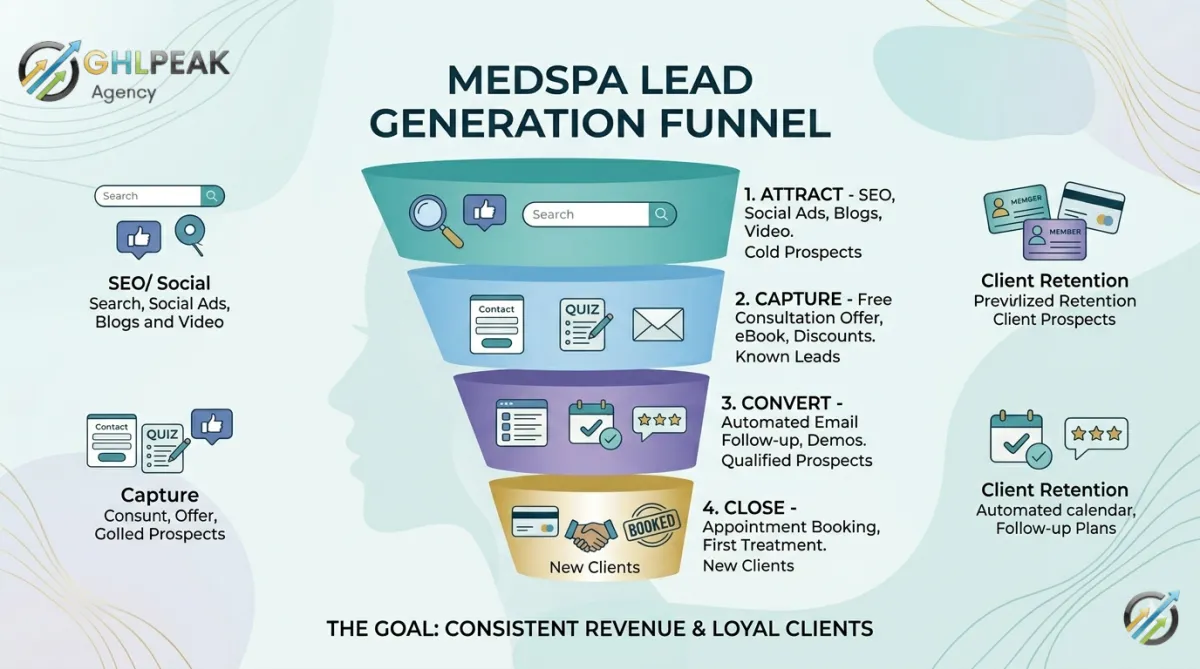 MedSpa Lead Generation Funnel