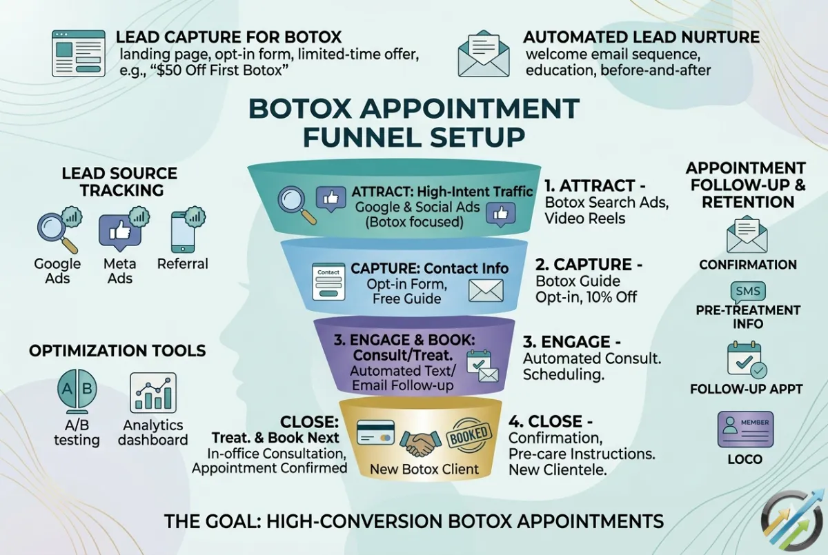Botox Appointment Funnel Setup