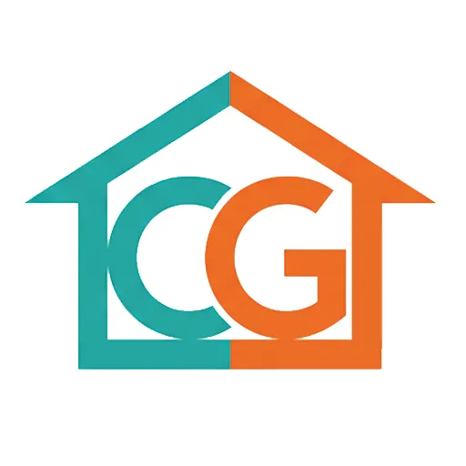 Row of traditional Victorian terraced houses on a tree-lined UK street, with families and children outside — representing homes for sale with Click-Go-Properties.