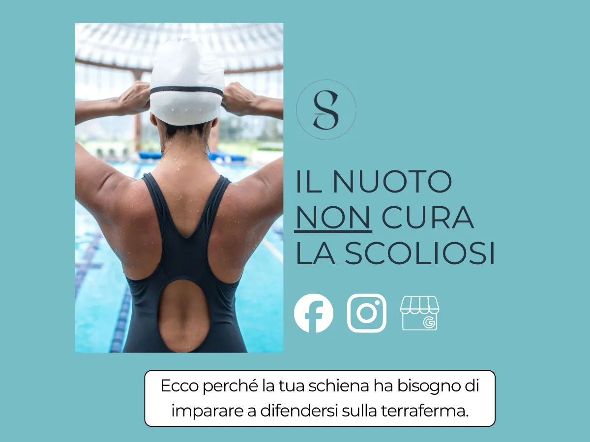 "Scoliosi? Iscriviti a nuoto e passa tutto." Sicuro che sia la soluzione migliore?
