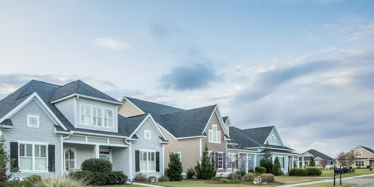 a residential shingle roofing