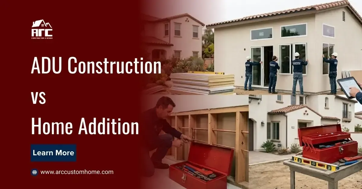 ADU Construction vs Home Addition