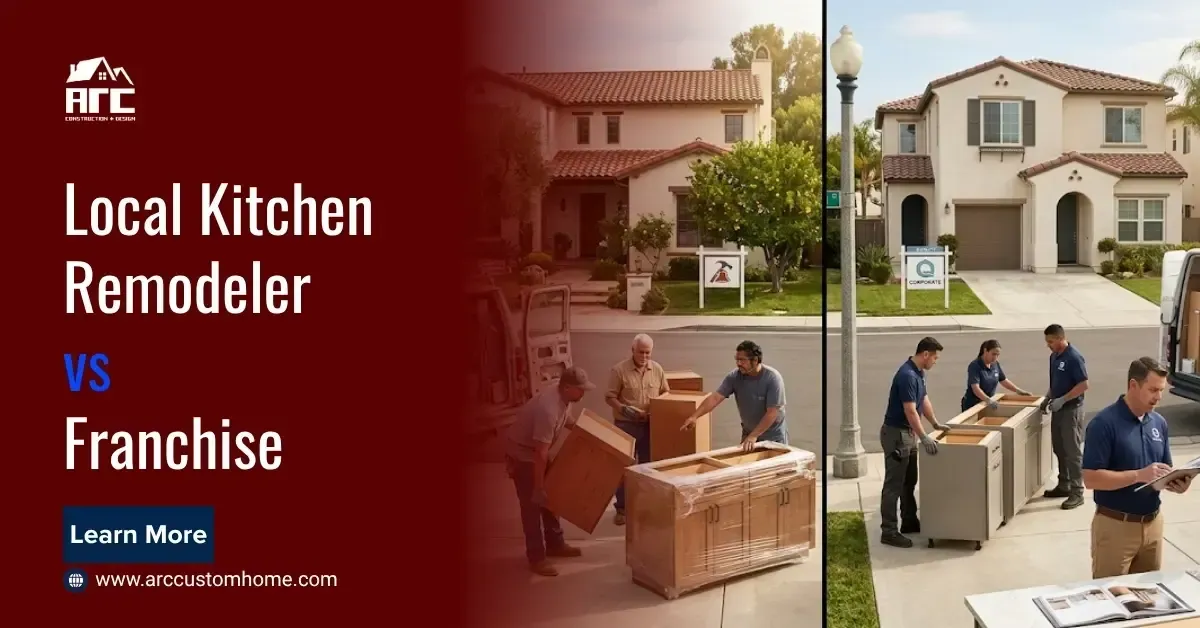 Local Kitchen Remodeler vs Franchise