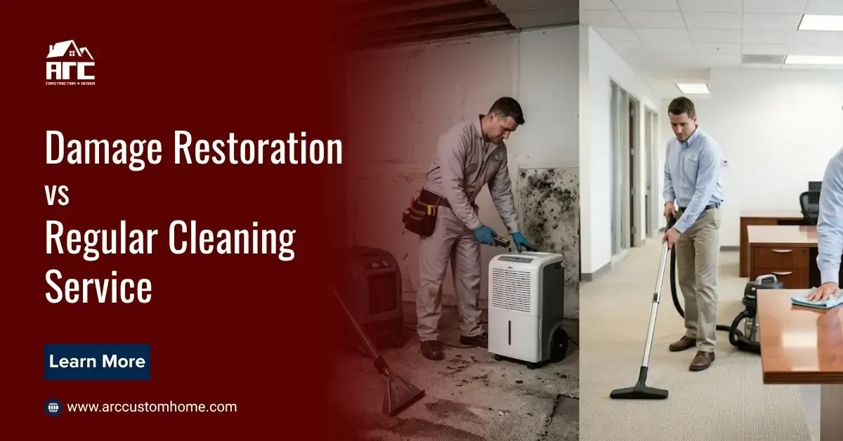 Damage Restoration vs Regular Cleaning Service: Which Do You Need?