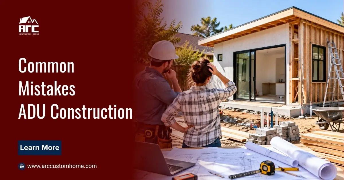 common mistakes ADU construction