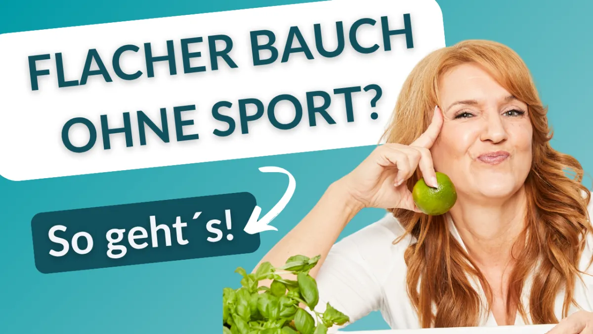 Wie kann ich ohne Sport mein Bauchfett reduzieren?