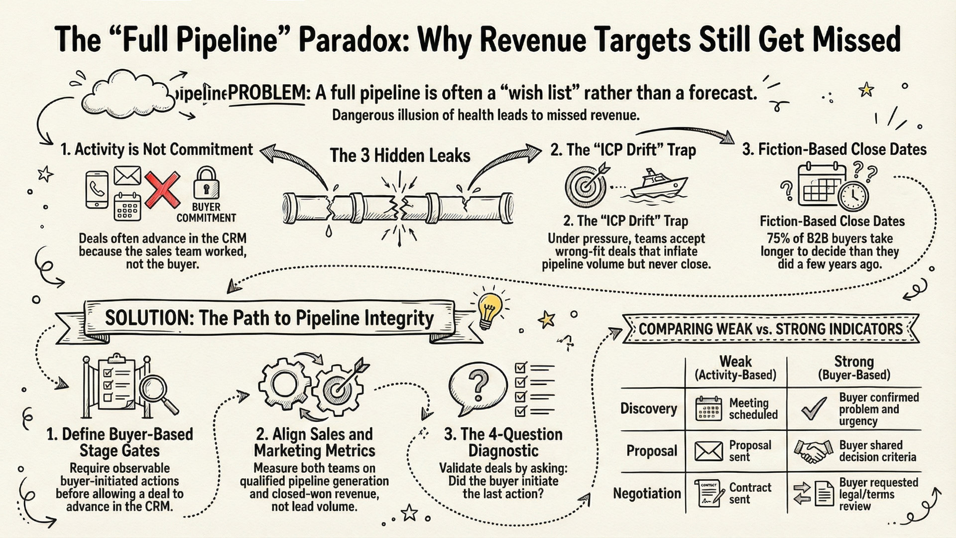 Why Full Pipelines Still Miss Revenue Targets