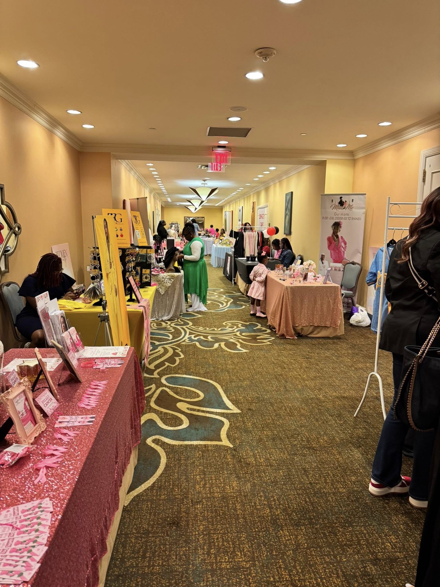 Women making decisions at a corporate event