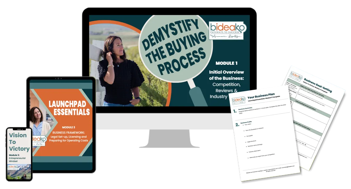 The Bideako Business Buy-ology Program.