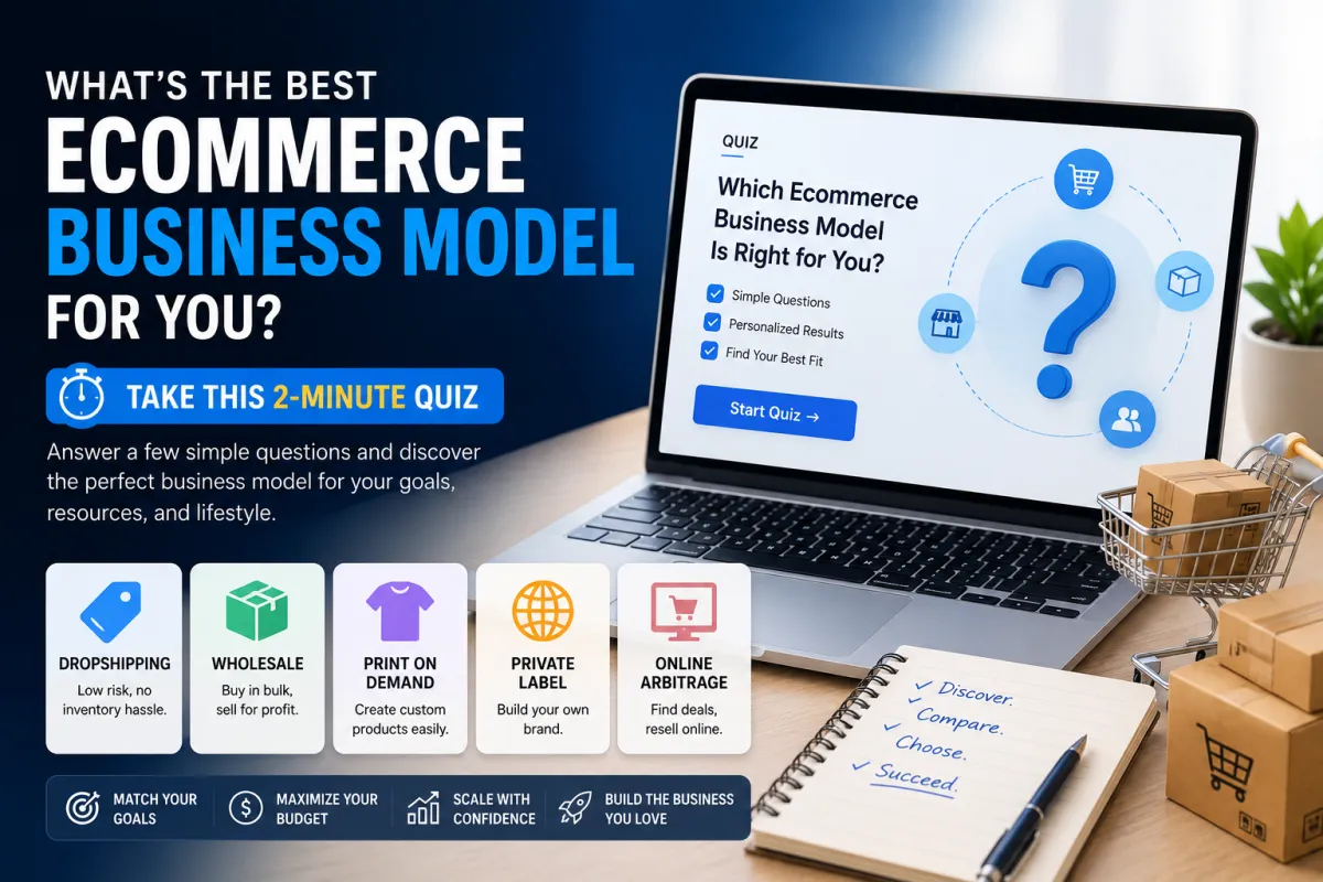 What's the Best Ecommerce Business Model for You Take This 2-Minute Quiz