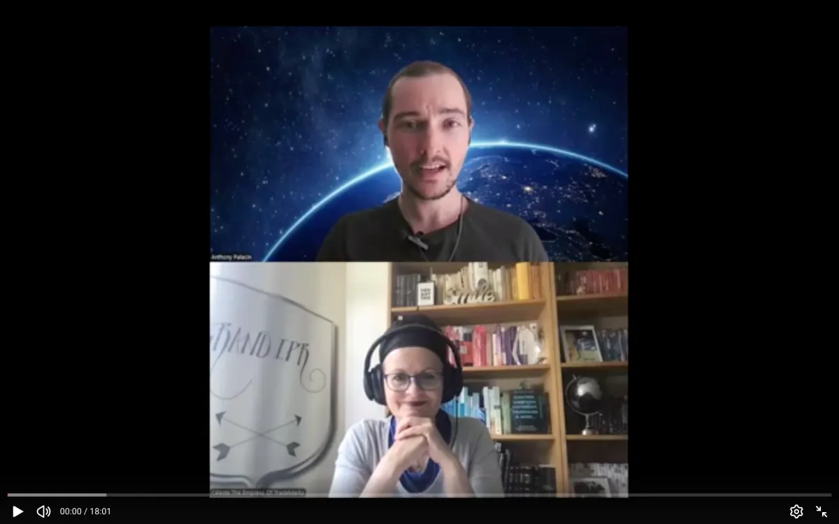 Anthony Palacin interviewing Céleste The Empress Of TradeMarks