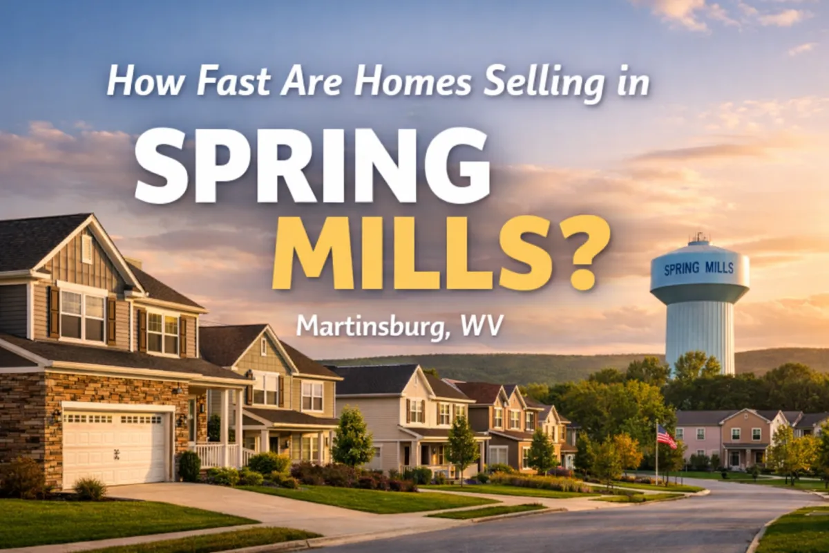 How Fast Are Homes Selling in Martinsburg, WV’s Spring Mills Area Right Now?