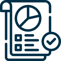 Custom digital marketing strategy blueprint icon for contractor SEO and lead generation plan