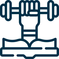 Custom business growth roadmap icon for contractor CRM automation and operational planning