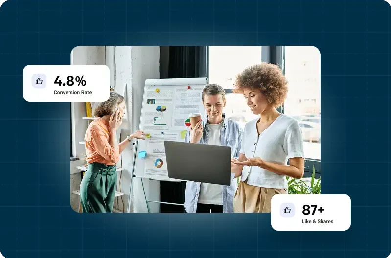 Content marketing analytics showing authority building results and organic traffic growth metrics