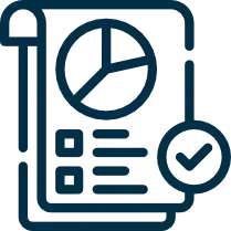 Custom digital marketing strategy blueprint icon for contractor SEO and lead generation plan