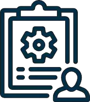 Digital marketing training and support icon for contractor dashboard analytics and strategy access