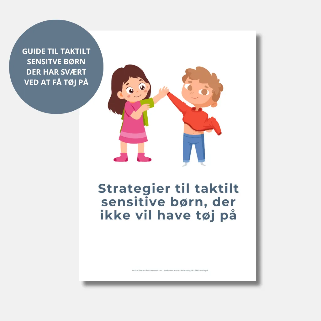 Strategier til sensitive børn der ikke vil have tøj på