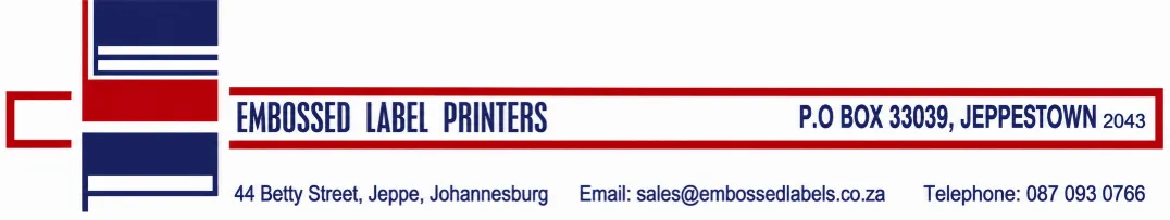 Embossed Label Printers Logo