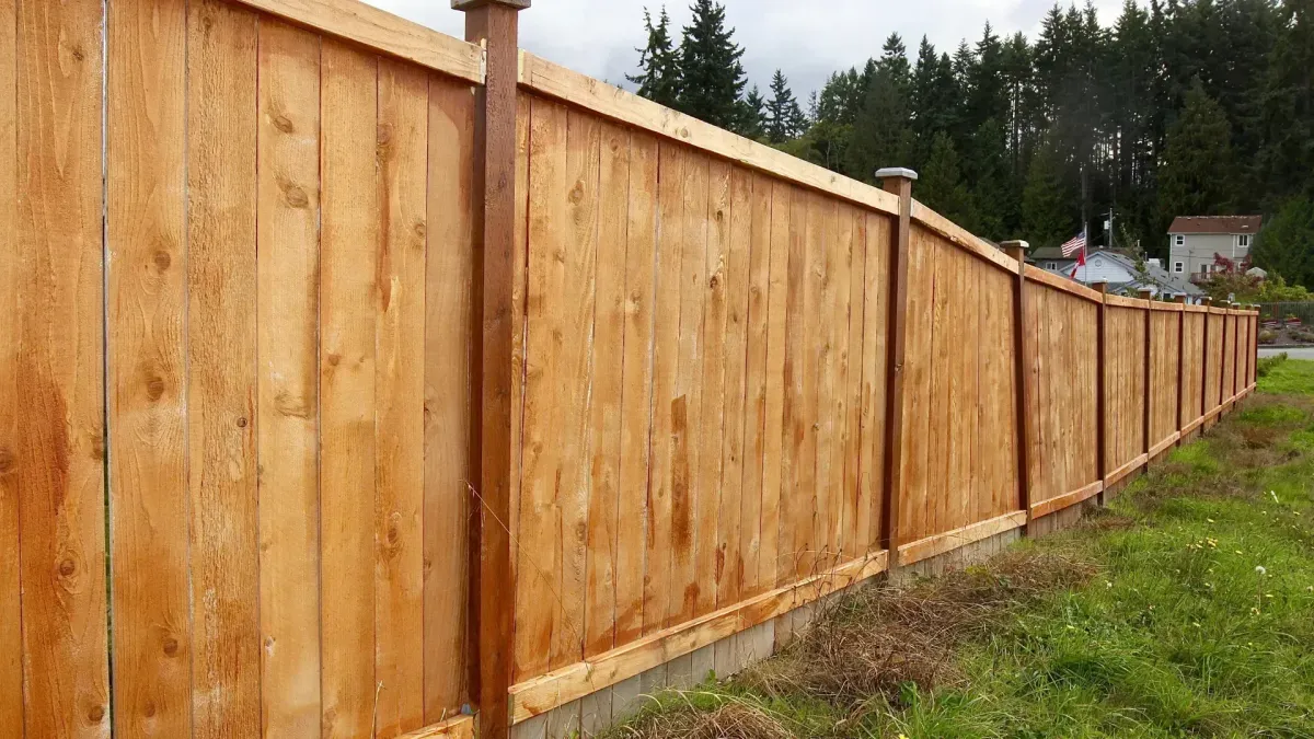 Wood Privacy Fence 3