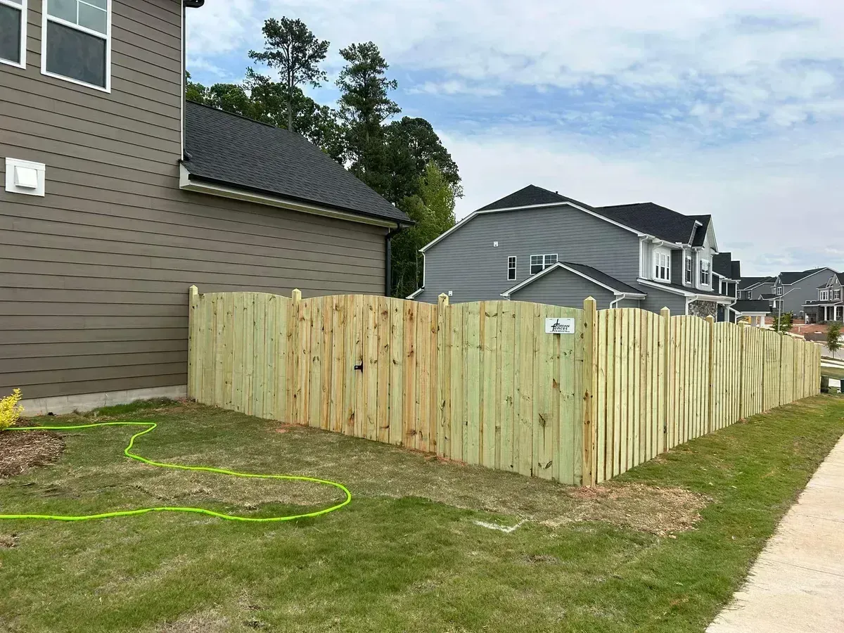 Wood Privacy Fence 1