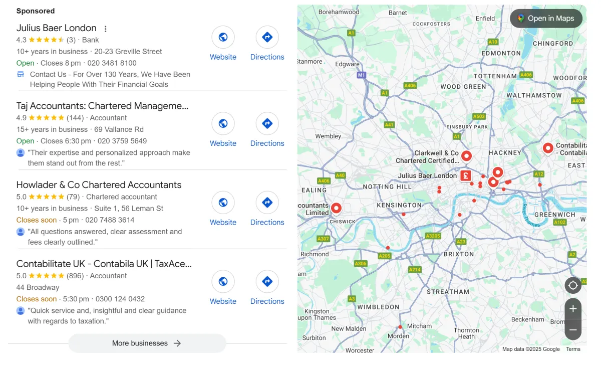 Accountants In London