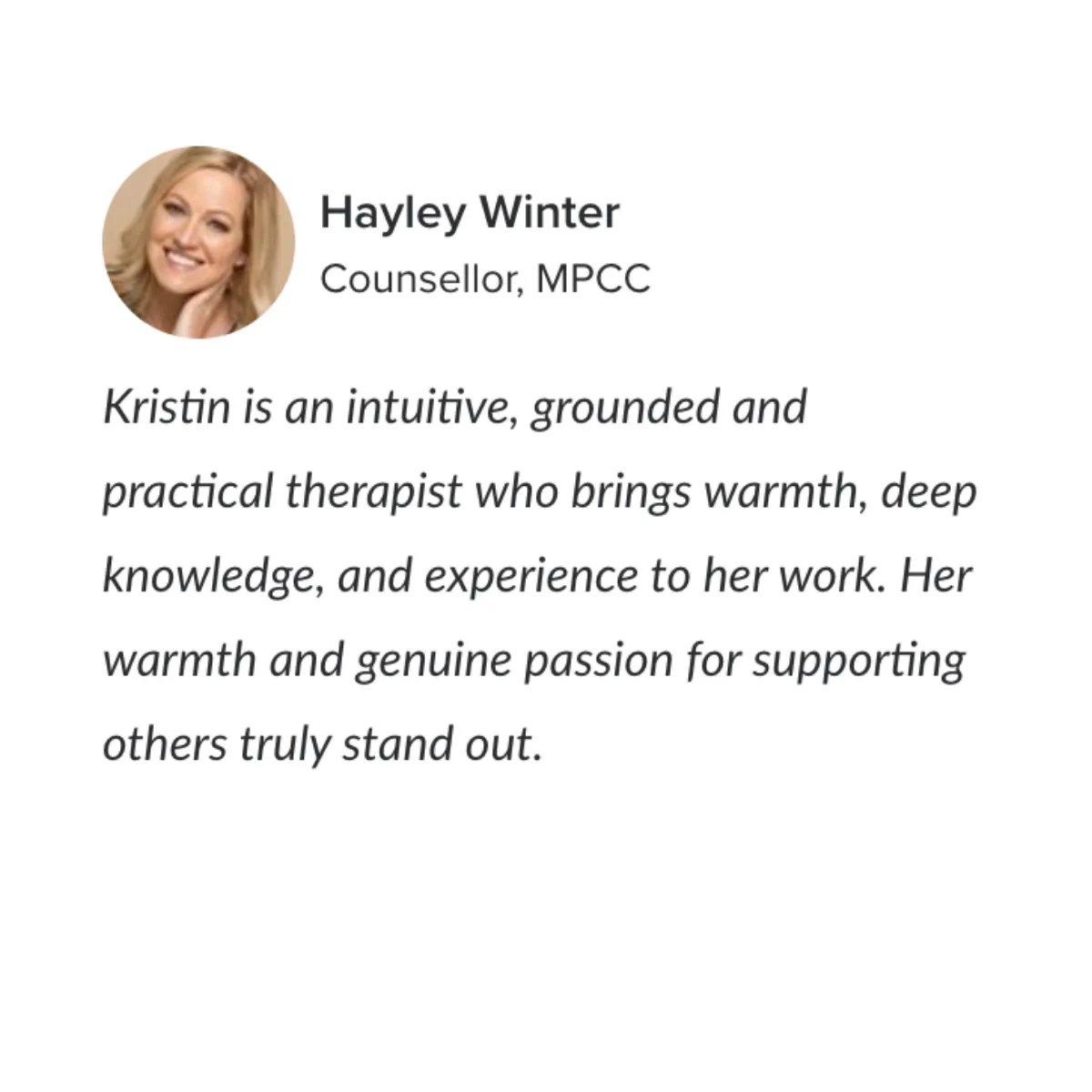 dr kristin wild reiew