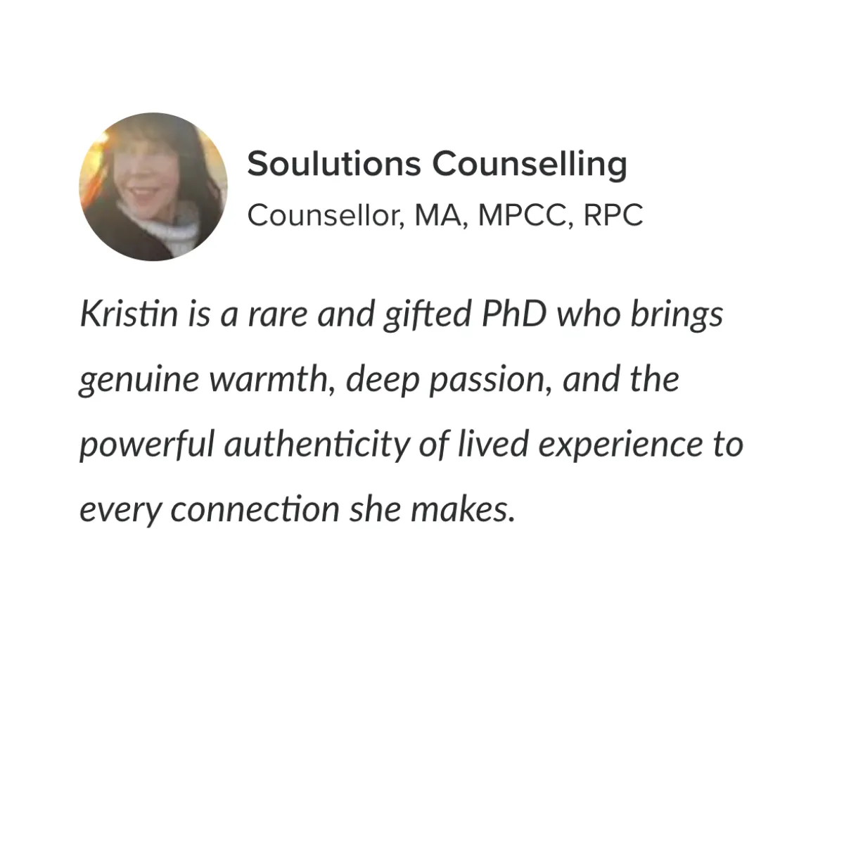 autoimmune counsellor kelowna