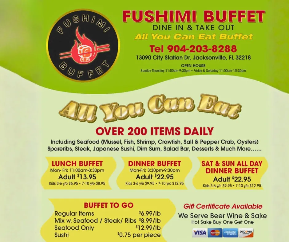 all you can eat buffet