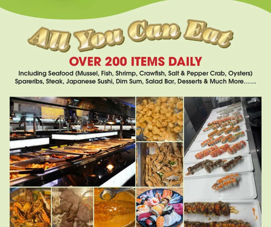 all you can eat buffet