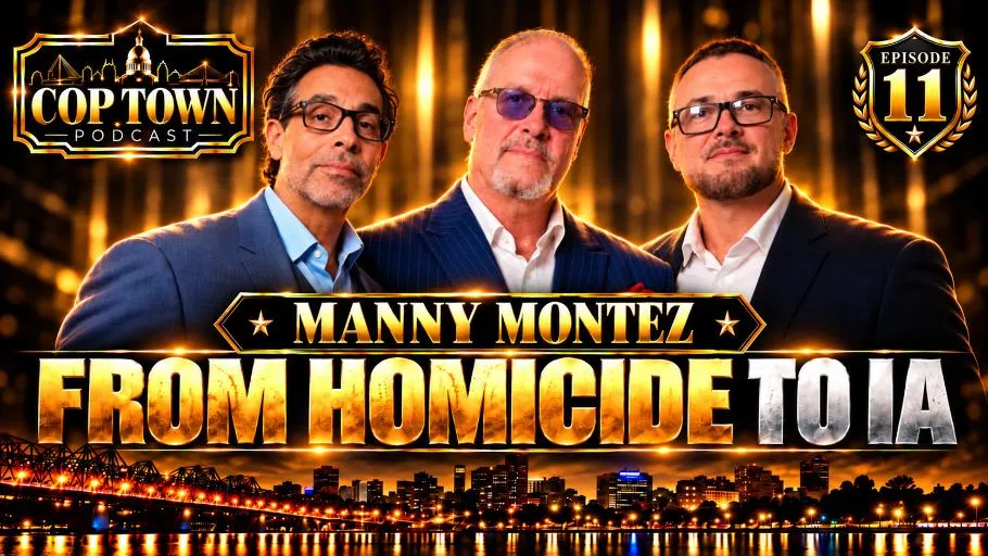 Cop Town Podcast Episode 11 featuring Detective Manny Montez
