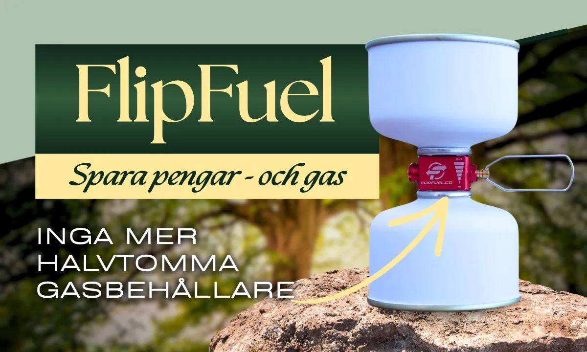 FlipFuel - Sluta slösa gas och pengar på halvfulla behållare