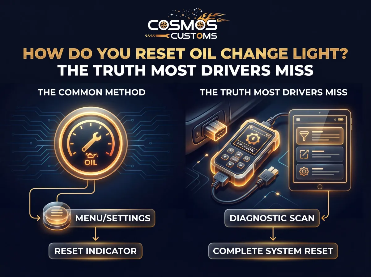 how do you reset oil change light