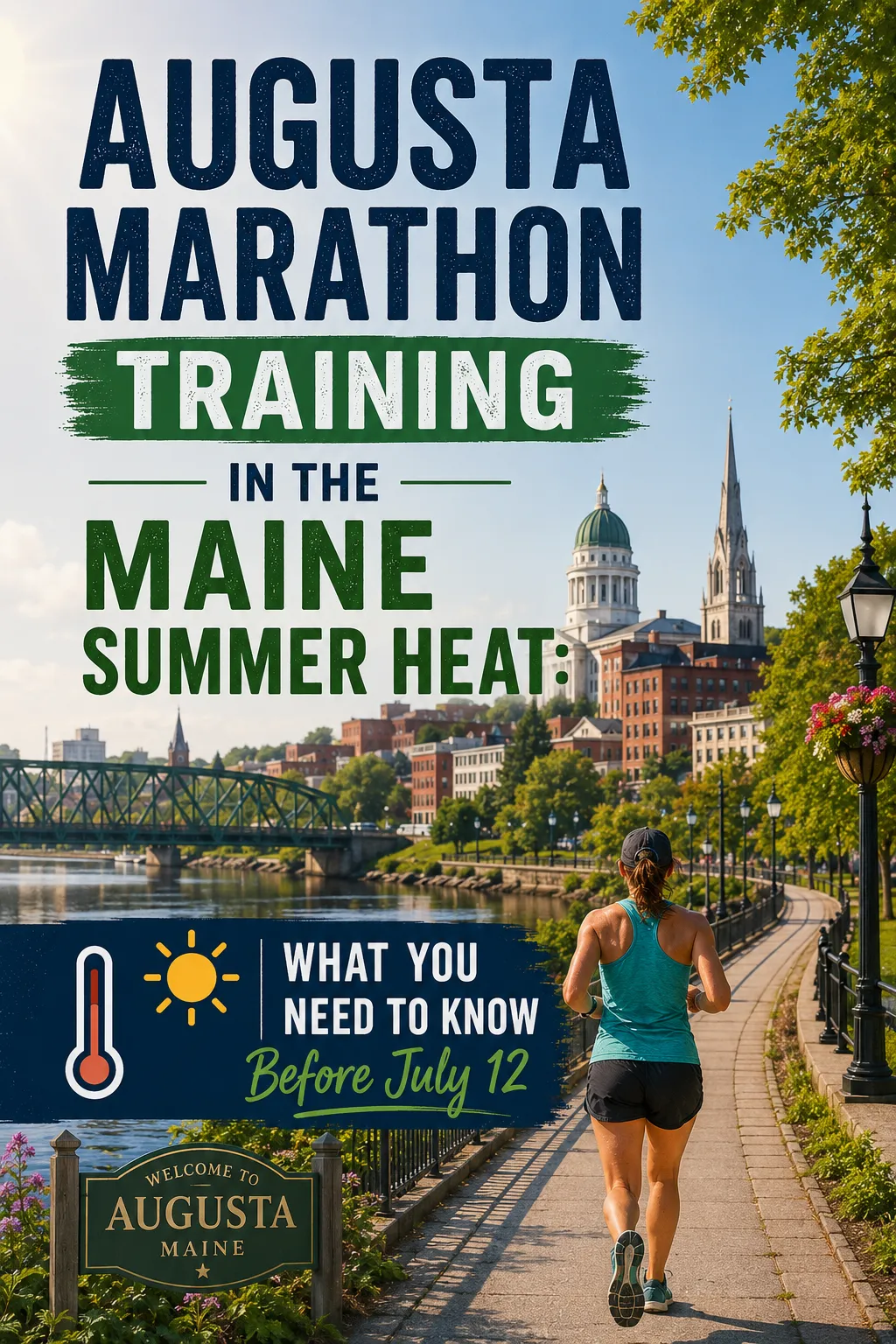 Augusta Marathon Training in the Maine Summer Heat: What You Need to Know Before July 12