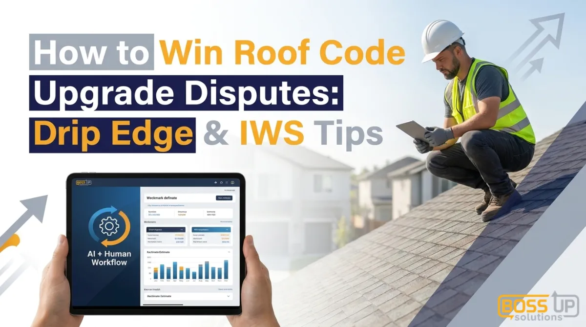 How to Win Roof Code Upgrade Disputes: Drip Edge & IWS Tips